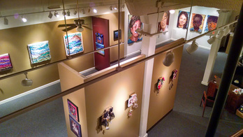 Interior of Carriage Factory Art Gallery