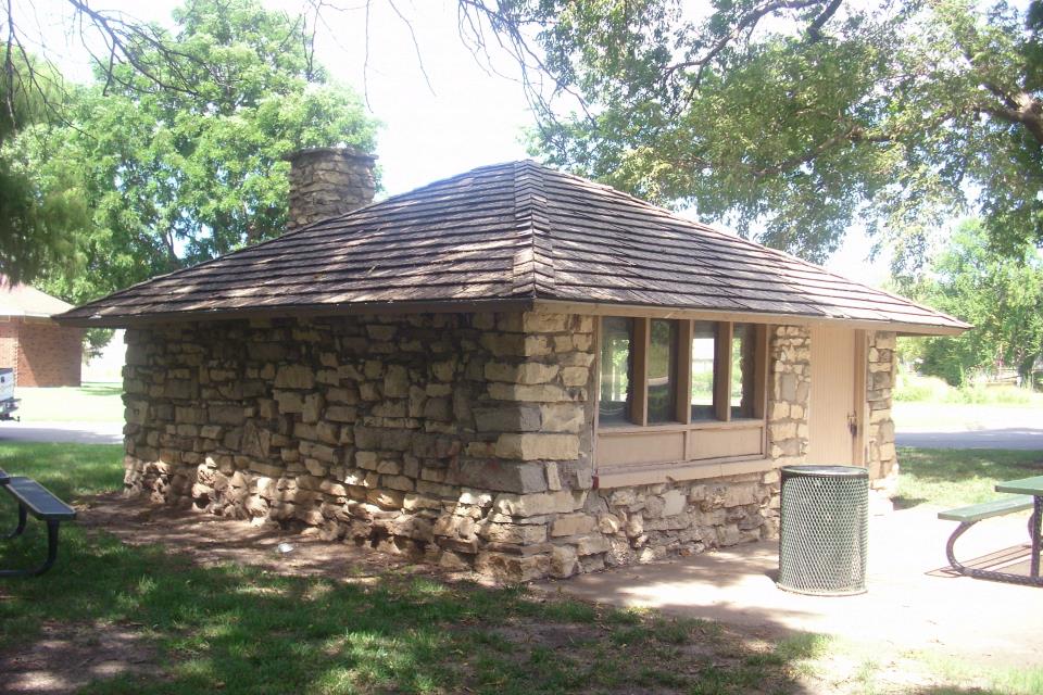 Athletic stone shelter