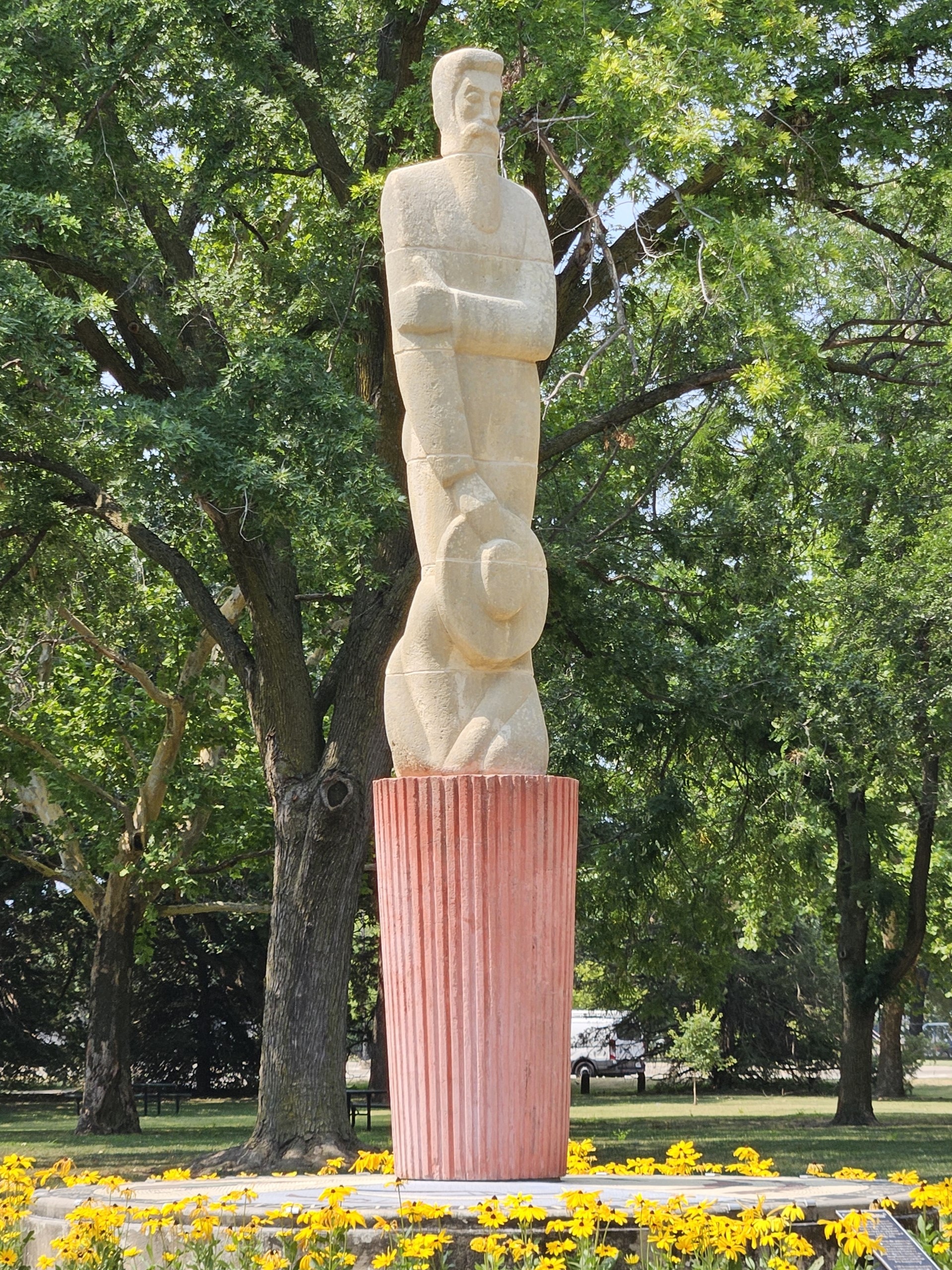 Mennonite Settler Statue